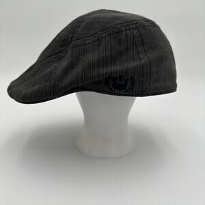 Goorin Bros Newsboy Cap Gray Textured Cotton Hat Size Medium